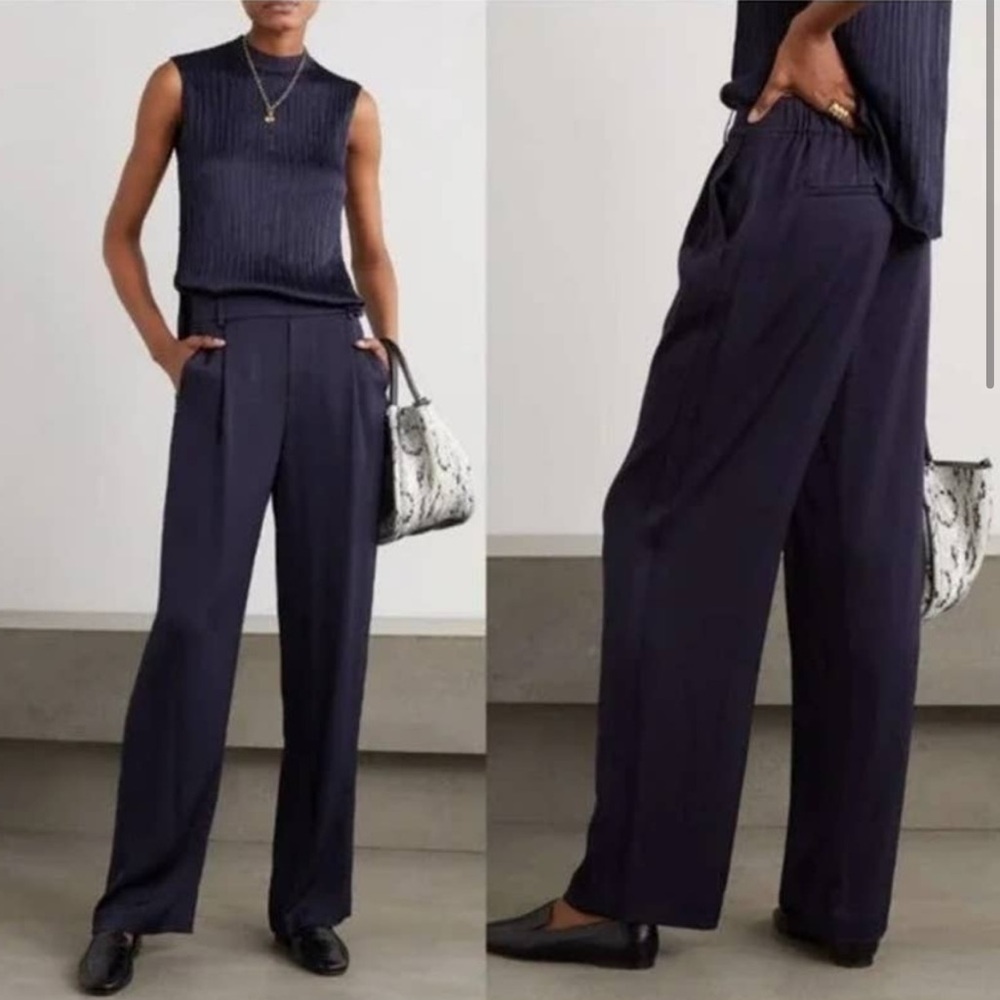 Vince wide leg crepe pant